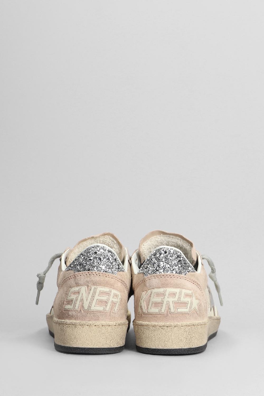 Deliberti Golden Goose Deluxe Brand Sneakers Ball Star In Pelle E Camoscio Rosa Cod. 404404 - Deliberti The Luxury Shopping