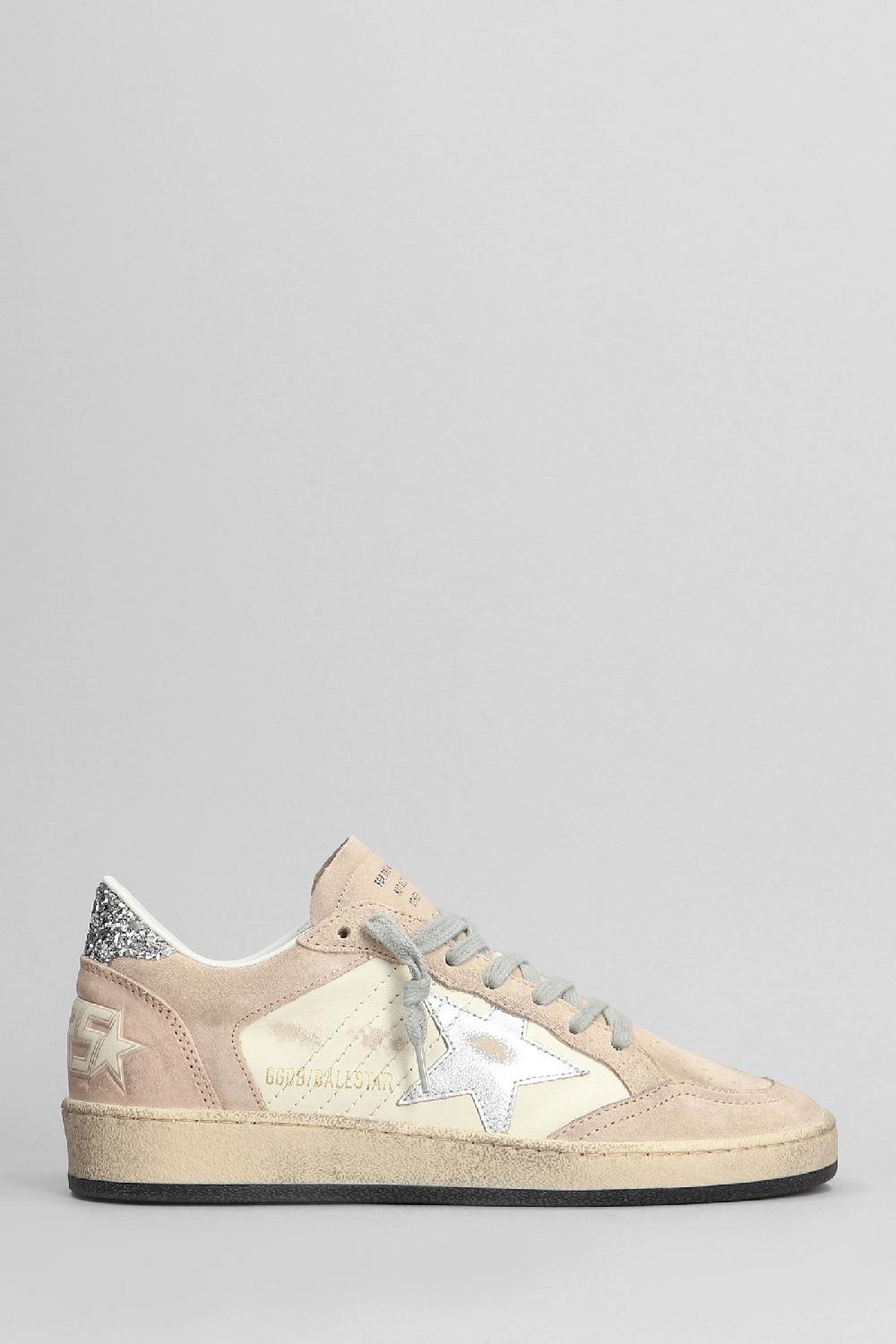 Deliberti Golden Goose Deluxe Brand Sneakers ball star in pelle e camoscio rosa cod. 404404 - Deliberti The Luxury Shopping