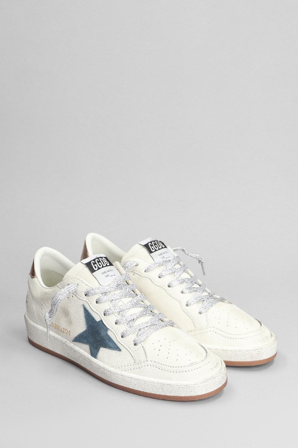 Deliberti Golden Goose Deluxe Brand Sneakers Ball Star In Pelle Bianca Cod. 401926 - Deliberti The Luxury Shopping