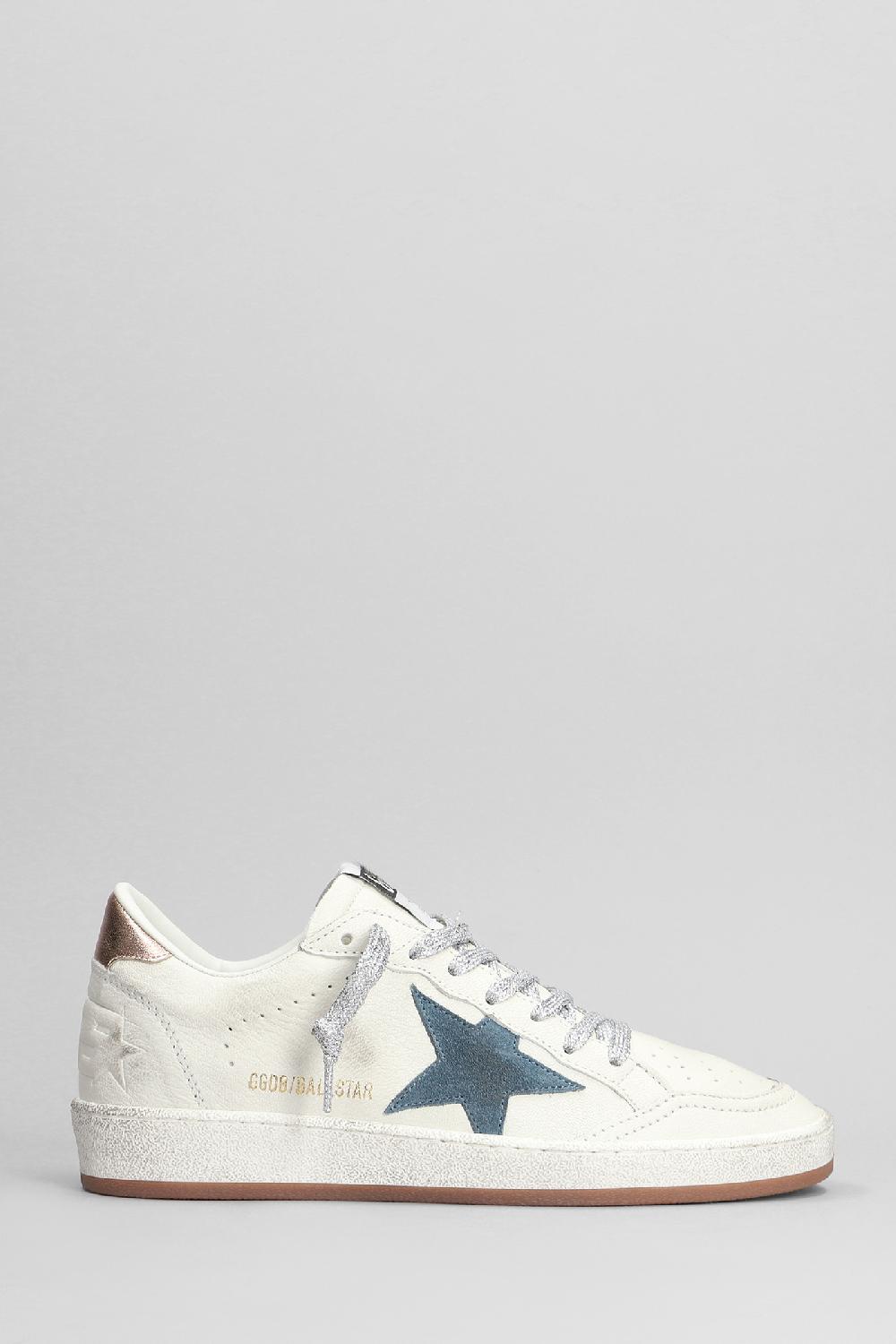 Deliberti Golden Goose Deluxe Brand Sneakers ball star in pelle bianca cod. 401926 - Deliberti The Luxury Shopping