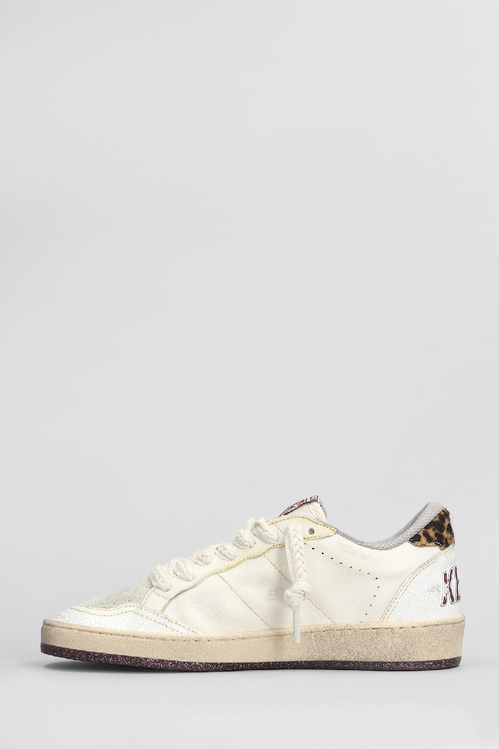 Deliberti Golden Goose Deluxe Brand Sneakers Ball Star In Pelle E Tessuto Beige Cod. 406514 - Deliberti The Luxury Shopping