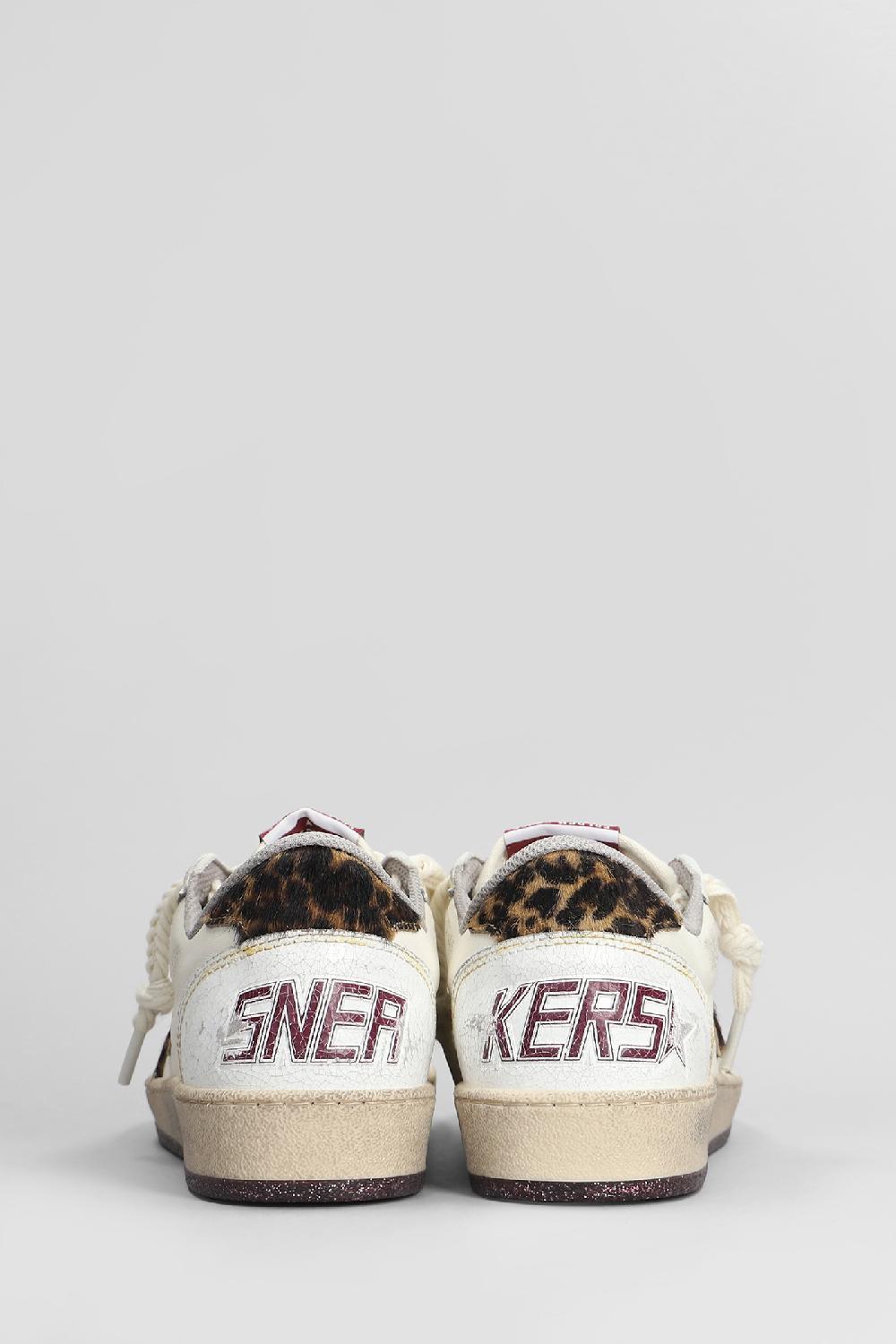 Deliberti Golden Goose Deluxe Brand Sneakers Ball Star In Pelle E Tessuto Beige Cod. 406514 - Deliberti The Luxury Shopping