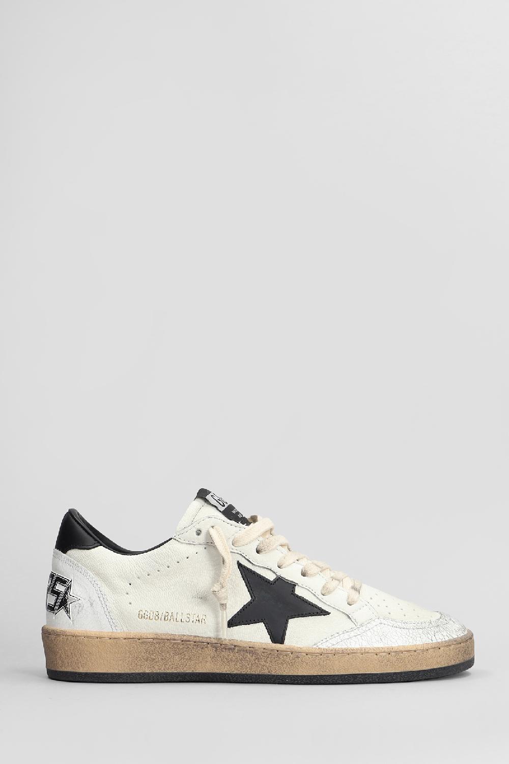 Deliberti Golden Goose Deluxe Brand Sneakers ball star in pelle bianca cod. 406518 - Deliberti The Luxury Shopping