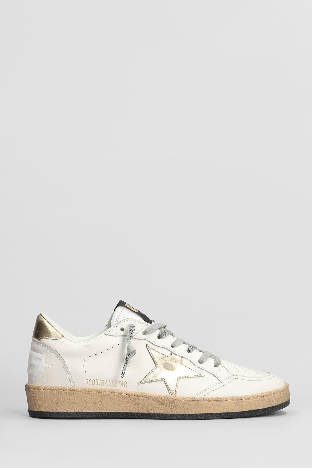Deliberti Golden Goose Deluxe Brand Sneakers ball star in pelle bianca cod. 406519 - Deliberti The Luxury Shopping