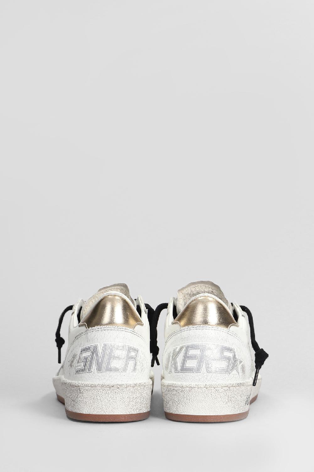 Deliberti Golden Goose Deluxe Brand Sneakers Ball Star In Pelle E Camoscio Bianco Cod. 406525 - Deliberti The Luxury Shopping