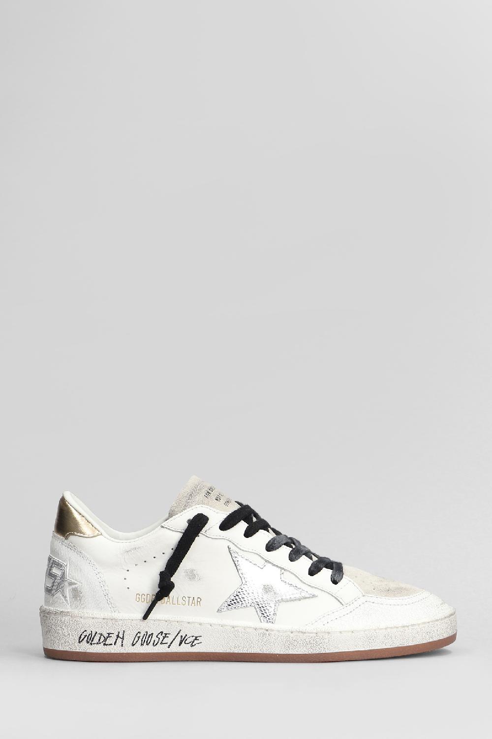 Deliberti Golden Goose Deluxe Brand Sneakers ball star in pelle e camoscio bianco cod. 406525 - Deliberti The Luxury Shopping