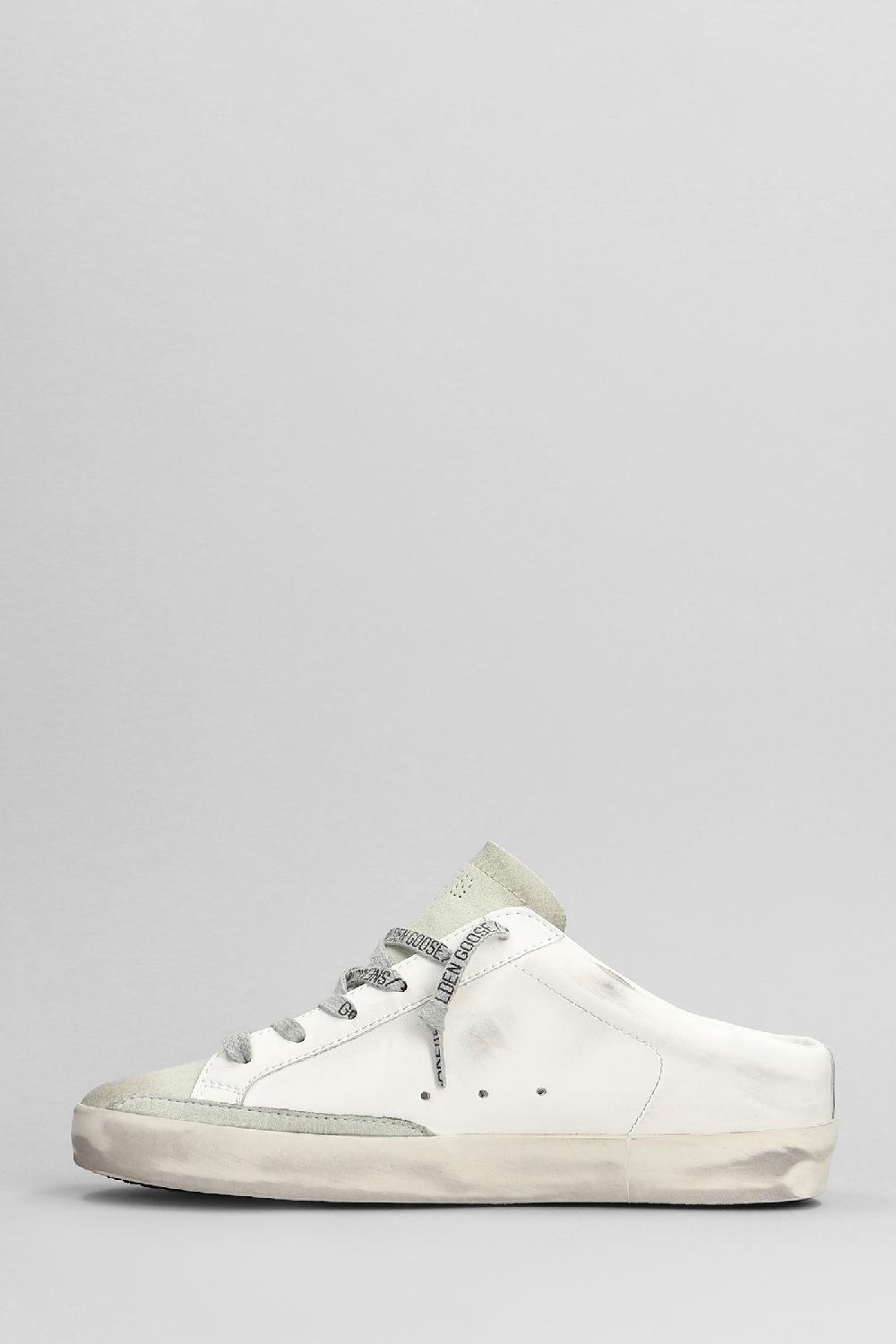 Deliberti Golden Goose Deluxe Brand Sneakers Bio Based In Pelle E Camoscio Bianco Cod. 401924 - Deliberti The Luxury Shopping