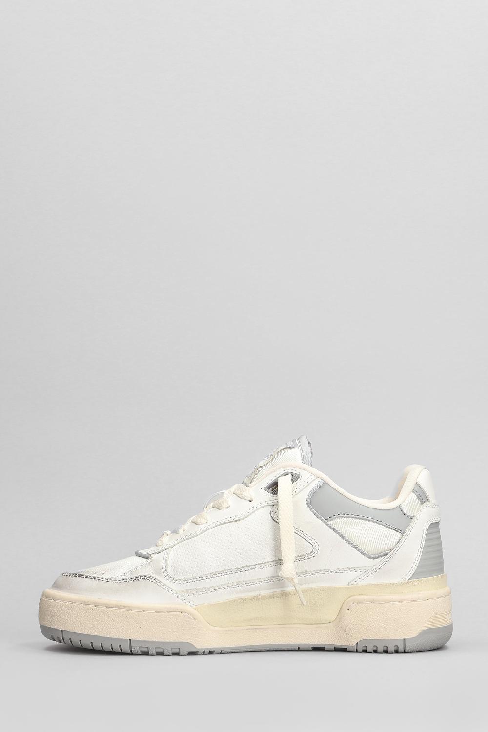 Deliberti Golden Goose Deluxe Brand Sneakers Forty 2 In Pelle E Tessuto Bianco Cod. 410063 - Deliberti The Luxury Shopping