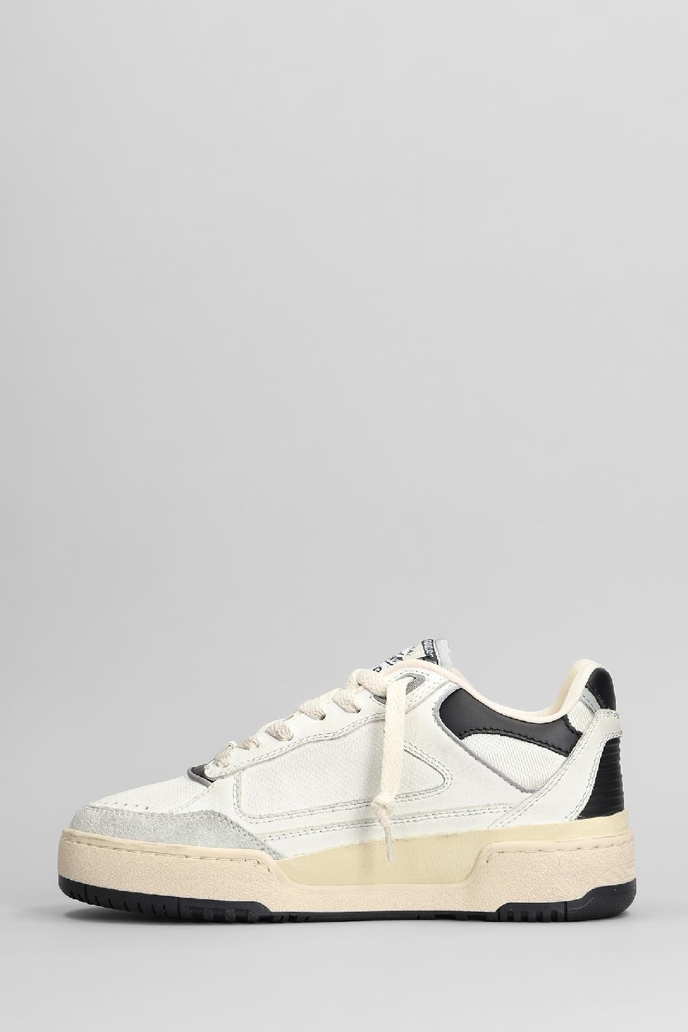 Deliberti Golden Goose Deluxe Brand Sneakers Forty 2 In Pelle E Tessuto Bianco Cod. 410065 - Deliberti The Luxury Shopping