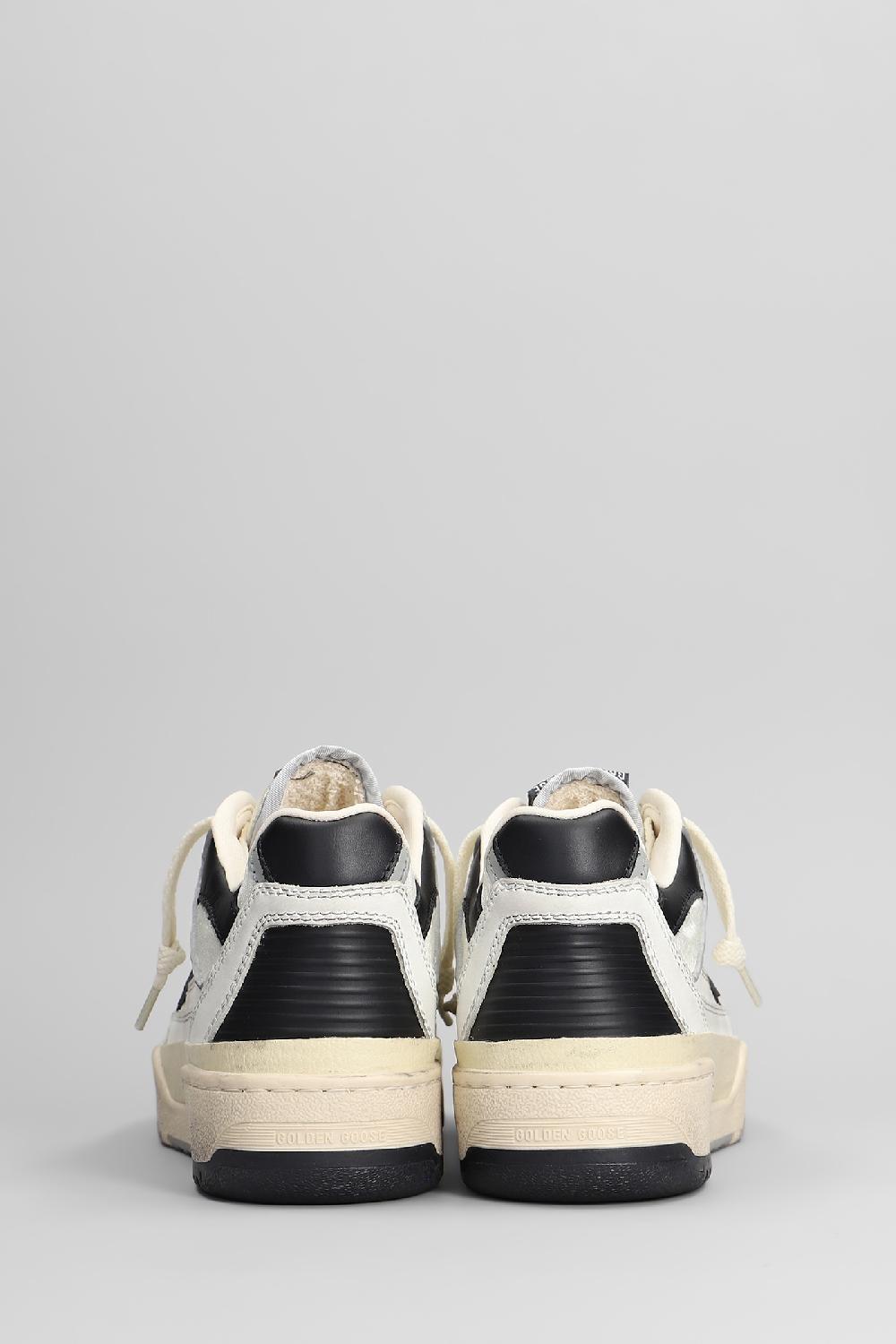 Deliberti Golden Goose Deluxe Brand Sneakers Forty 2 In Pelle E Tessuto Bianco Cod. 410065 - Deliberti The Luxury Shopping