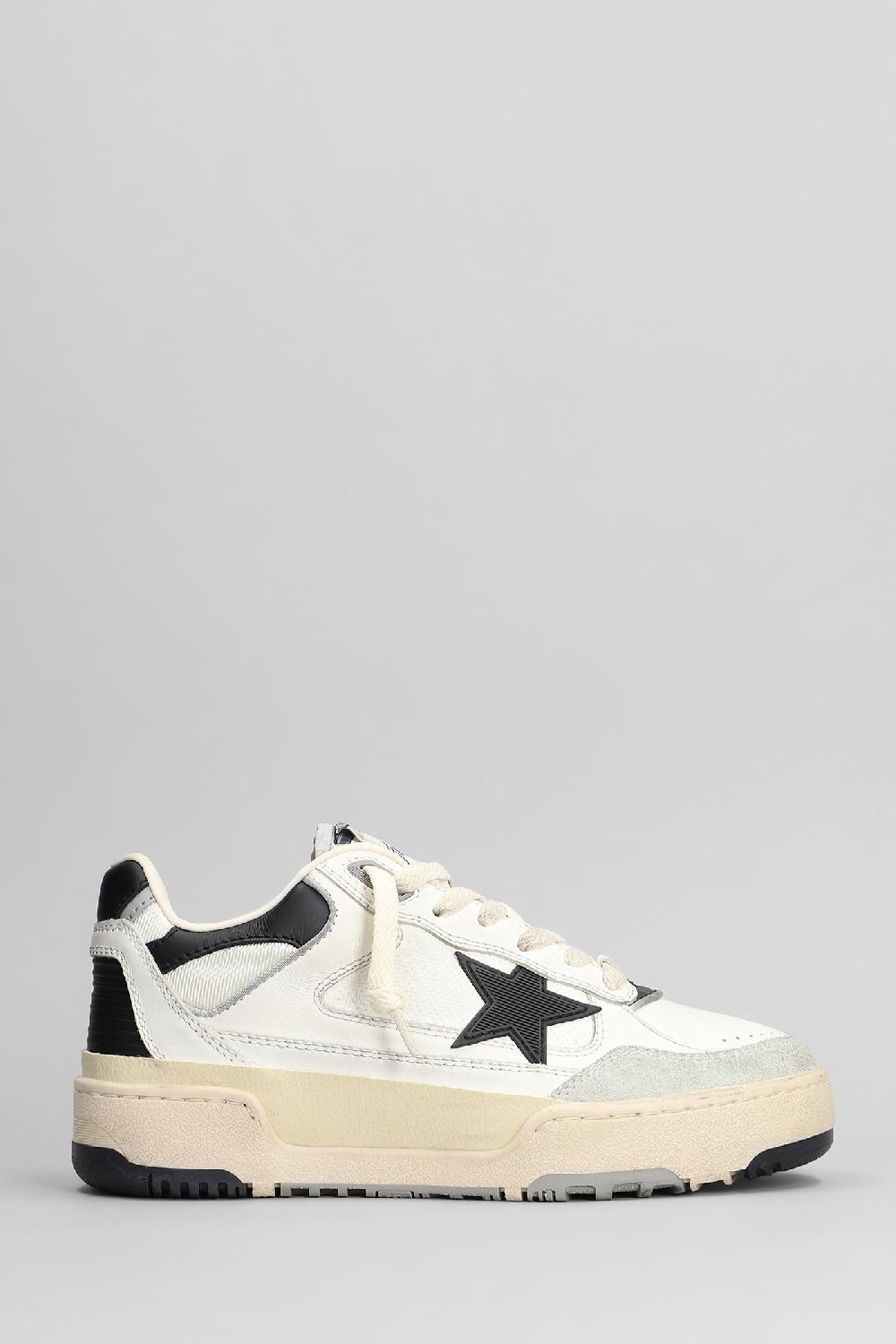 Deliberti Golden Goose Deluxe Brand Sneakers forty 2 in pelle e tessuto bianco cod. 410065 - Deliberti The Luxury Shopping