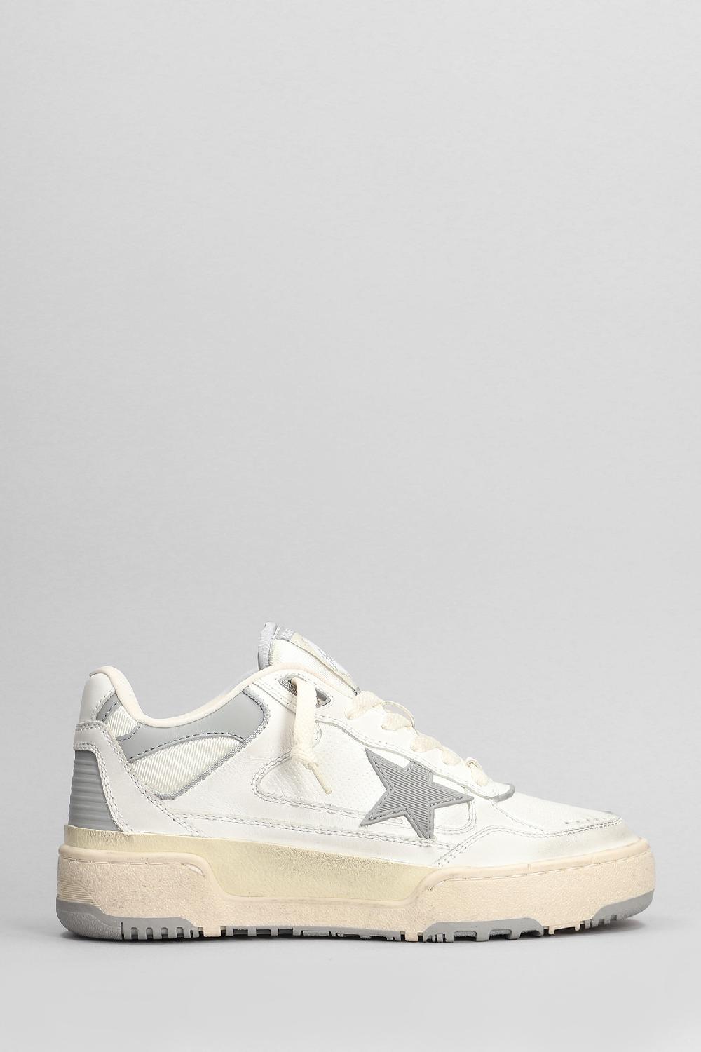 Deliberti Golden Goose Deluxe Brand Sneakers forty 2 in pelle e tessuto bianco cod. 410063 - Deliberti The Luxury Shopping