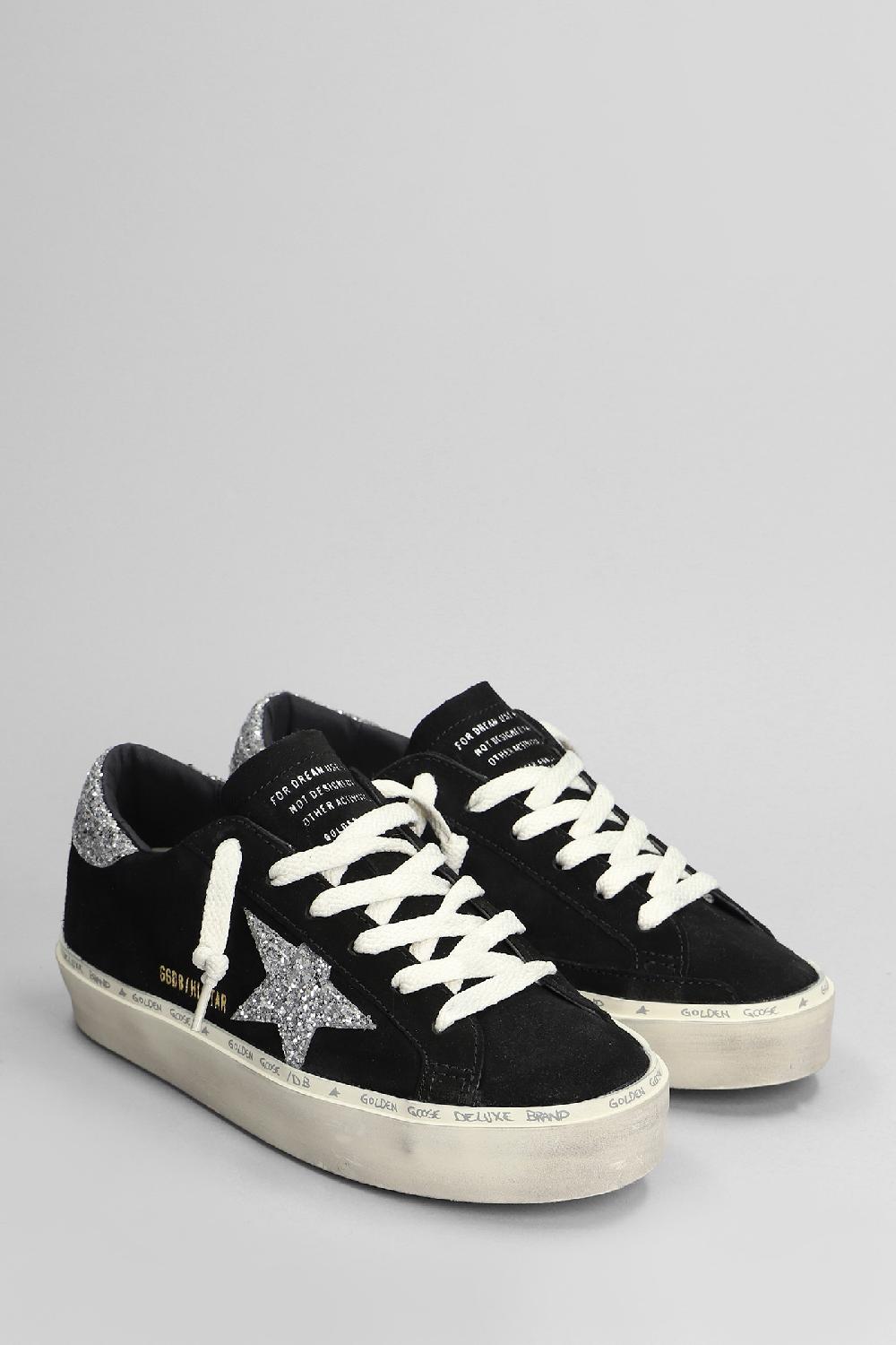 Deliberti Golden Goose Deluxe Brand Sneakers Hi Star In Camoscio Nero Cod. 404400 - Deliberti The Luxury Shopping