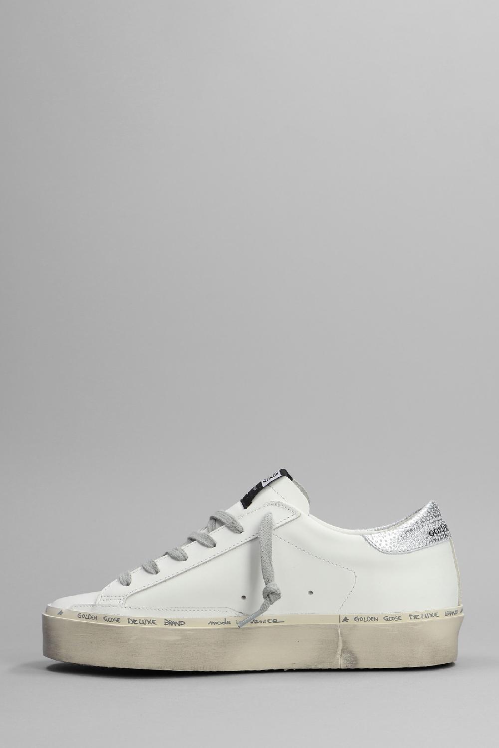 Deliberti Golden Goose Deluxe Brand Sneakers Hi Star In Pelle Bianca Cod. 369823 - Deliberti The Luxury Shopping