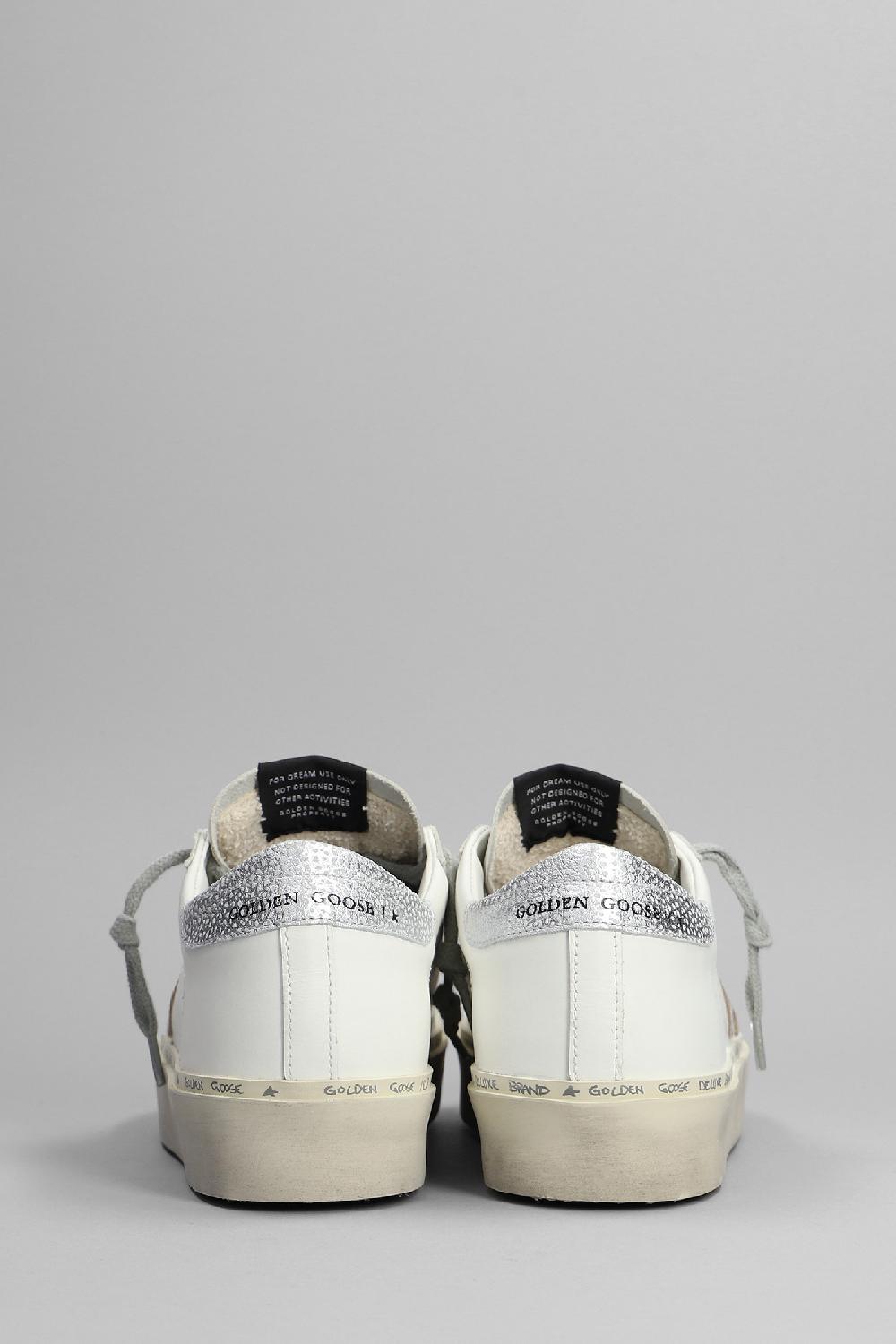 Deliberti Golden Goose Deluxe Brand Sneakers Hi Star In Pelle Bianca Cod. 369823 - Deliberti The Luxury Shopping