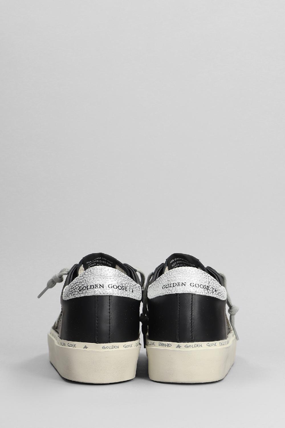 Deliberti Golden Goose Deluxe Brand Sneakers Hi Star In Pelle Nera Cod. 401918 - Deliberti The Luxury Shopping