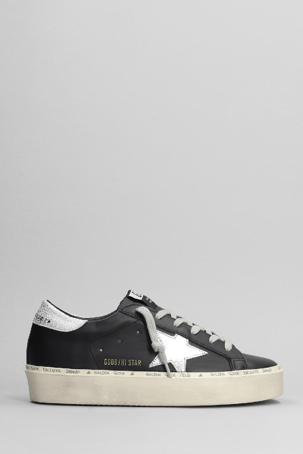 Deliberti Golden Goose Deluxe Brand Sneakers hi star in pelle nera cod. 401918 - Deliberti The Luxury Shopping