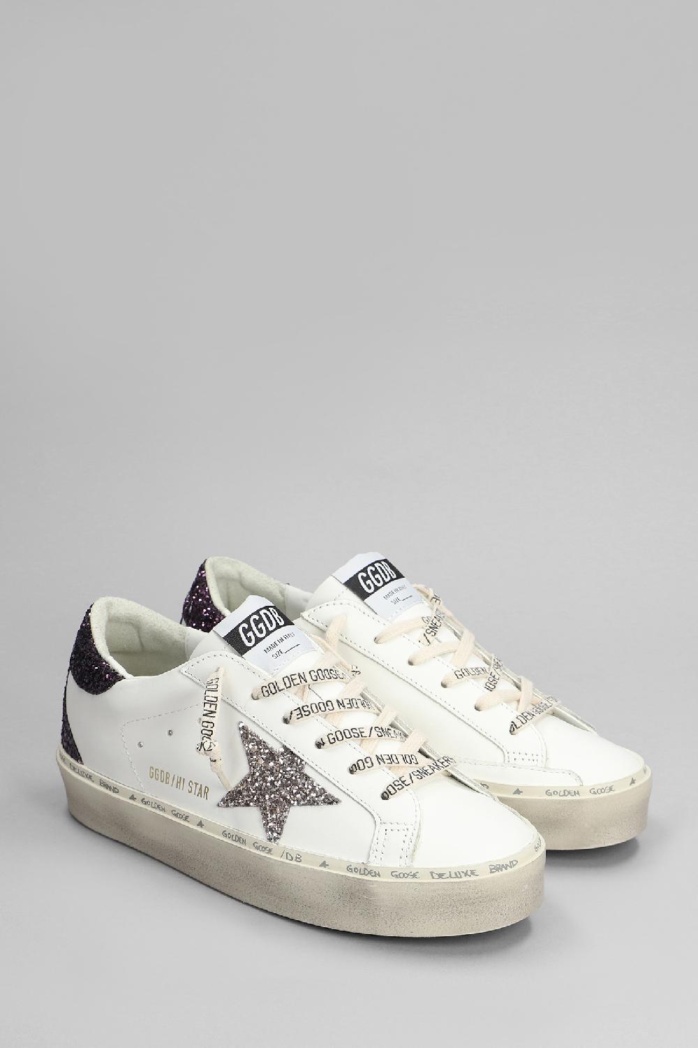 Deliberti Golden Goose Deluxe Brand Sneakers Hi Star In Pelle Bianca Cod. 401920 - Deliberti The Luxury Shopping