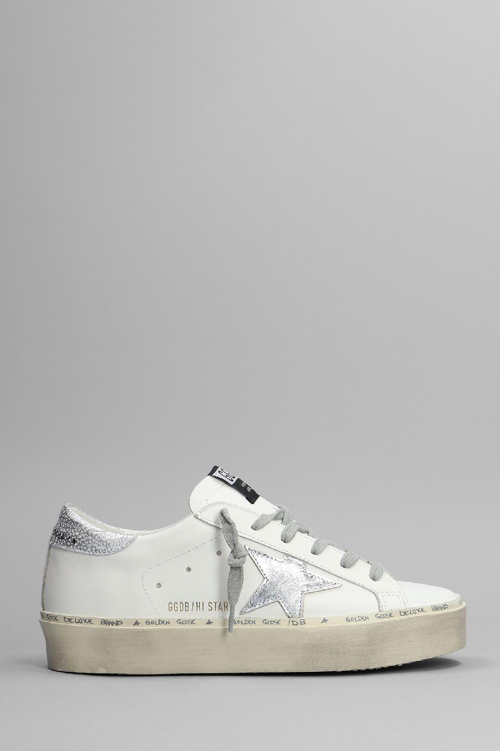 Deliberti Golden Goose Deluxe Brand Sneakers hi star in pelle bianca cod. 369823 - Deliberti The Luxury Shopping
