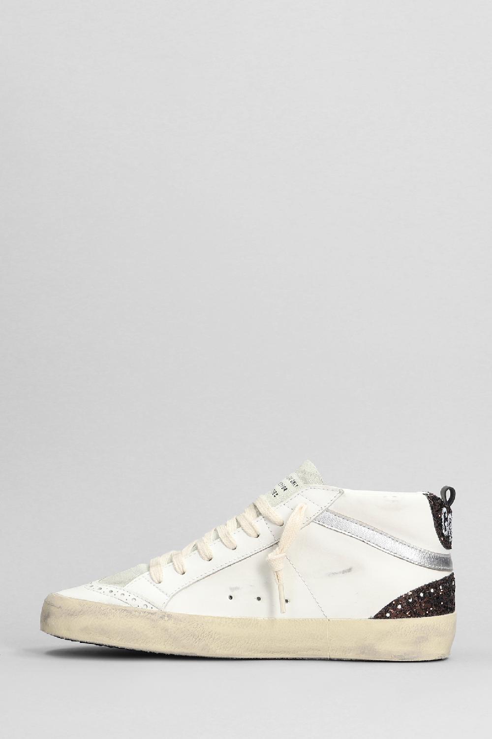 Deliberti Golden Goose Deluxe Brand Sneakers Mid Star In Pelle Bianca Cod. 401917 - Deliberti The Luxury Shopping
