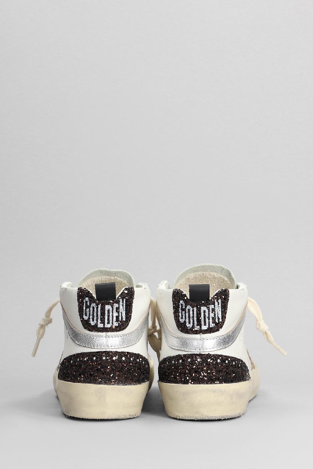 Deliberti Golden Goose Deluxe Brand Sneakers Mid Star In Pelle Bianca Cod. 401917 - Deliberti The Luxury Shopping