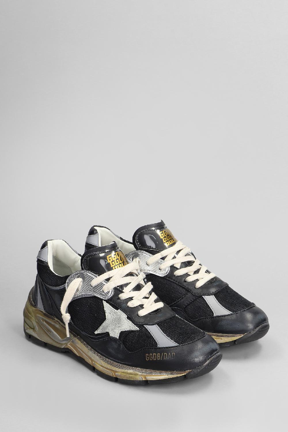Deliberti Golden Goose Deluxe Brand Sneakers Running In Tecnico Nero Cod. 406527 - Deliberti The Luxury Shopping