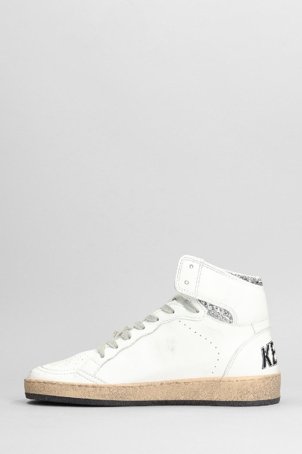 Deliberti Golden Goose Deluxe Brand Sneakers Sky Star In Pelle Bianca Cod. 379808 - Deliberti The Luxury Shopping