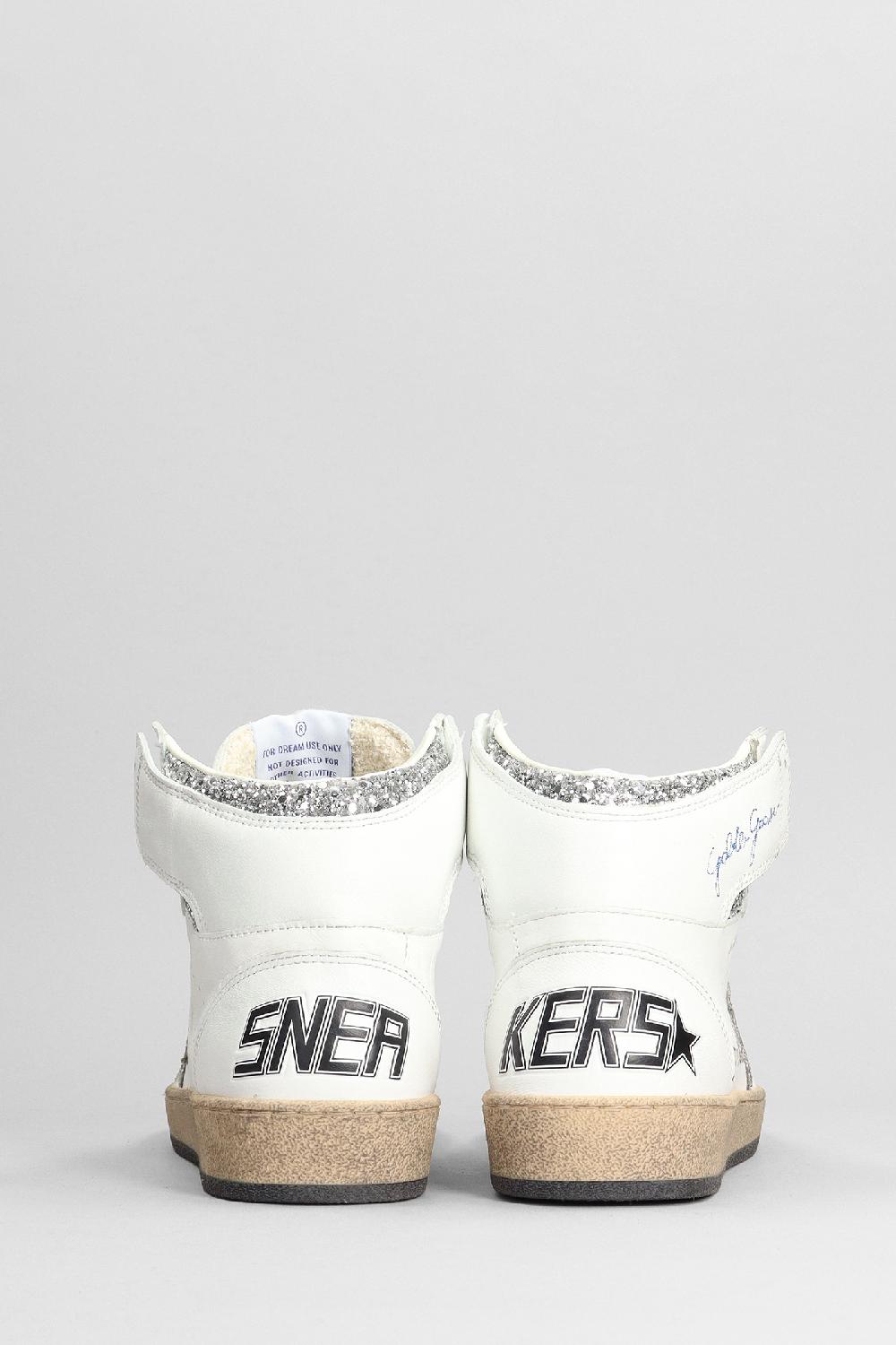 Deliberti Golden Goose Deluxe Brand Sneakers Sky Star In Pelle Bianca Cod. 379808 - Deliberti The Luxury Shopping