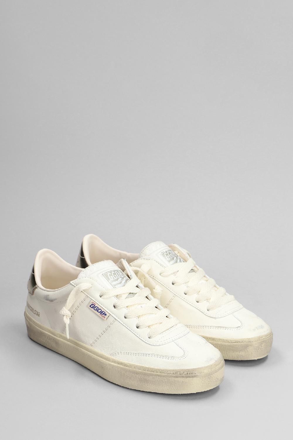 Deliberti Golden Goose Deluxe Brand Sneakers Soul Star In Pelle Bianca Cod. 394659 - Deliberti The Luxury Shopping