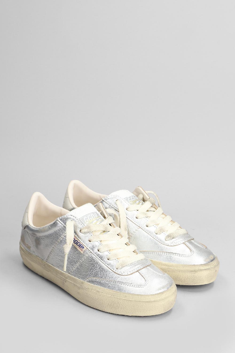 Deliberti Golden Goose Deluxe Brand Sneakers Soul Star In Pelle Argento Cod. 404708 - Deliberti The Luxury Shopping