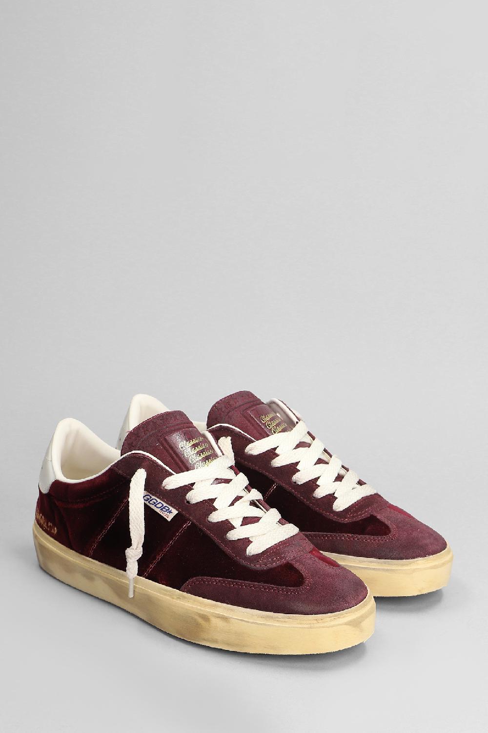 Deliberti Golden Goose Deluxe Brand Sneakers Soul Star In Velluto Bordeaux Cod. 404401 - Deliberti The Luxury Shopping