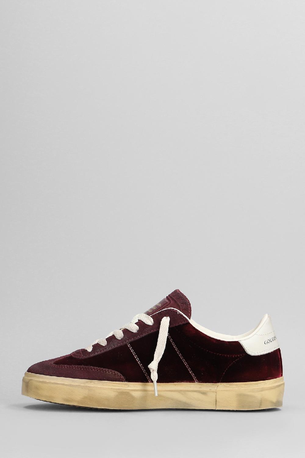 Deliberti Golden Goose Deluxe Brand Sneakers Soul Star In Velluto Bordeaux Cod. 404401 - Deliberti The Luxury Shopping