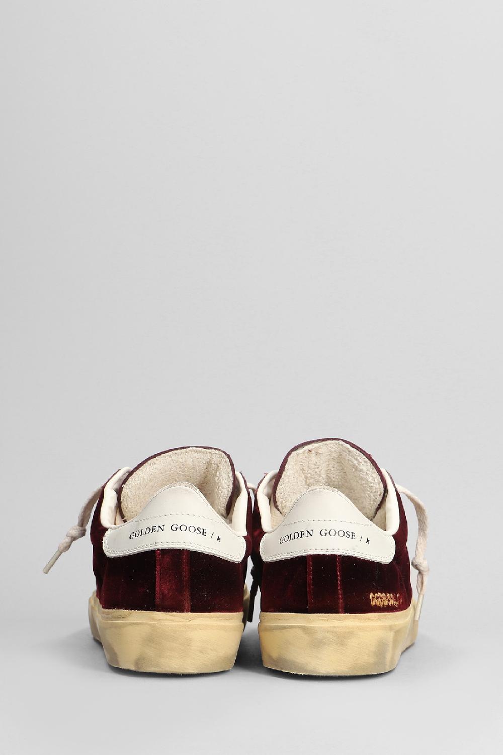 Deliberti Golden Goose Deluxe Brand Sneakers Soul Star In Velluto Bordeaux Cod. 404401 - Deliberti The Luxury Shopping