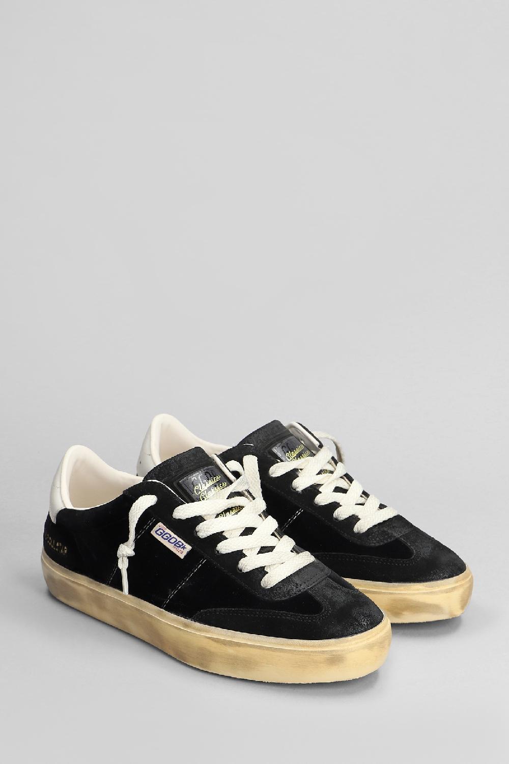 Deliberti Golden Goose Deluxe Brand Sneakers Soul Star In Velluto Nero Cod. 401932 - Deliberti The Luxury Shopping