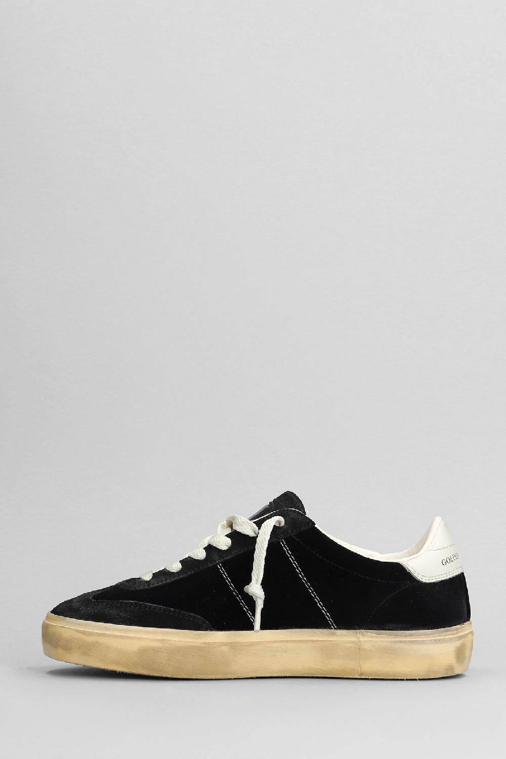 Deliberti Golden Goose Deluxe Brand Sneakers Soul Star In Velluto Nero Cod. 401932 - Deliberti The Luxury Shopping