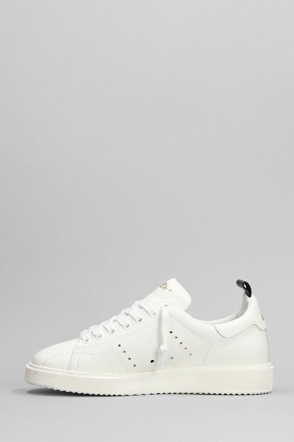 Deliberti Golden Goose Deluxe Brand Sneakers Starter In Pelle Bianca Cod. 392141 - Deliberti The Luxury Shopping