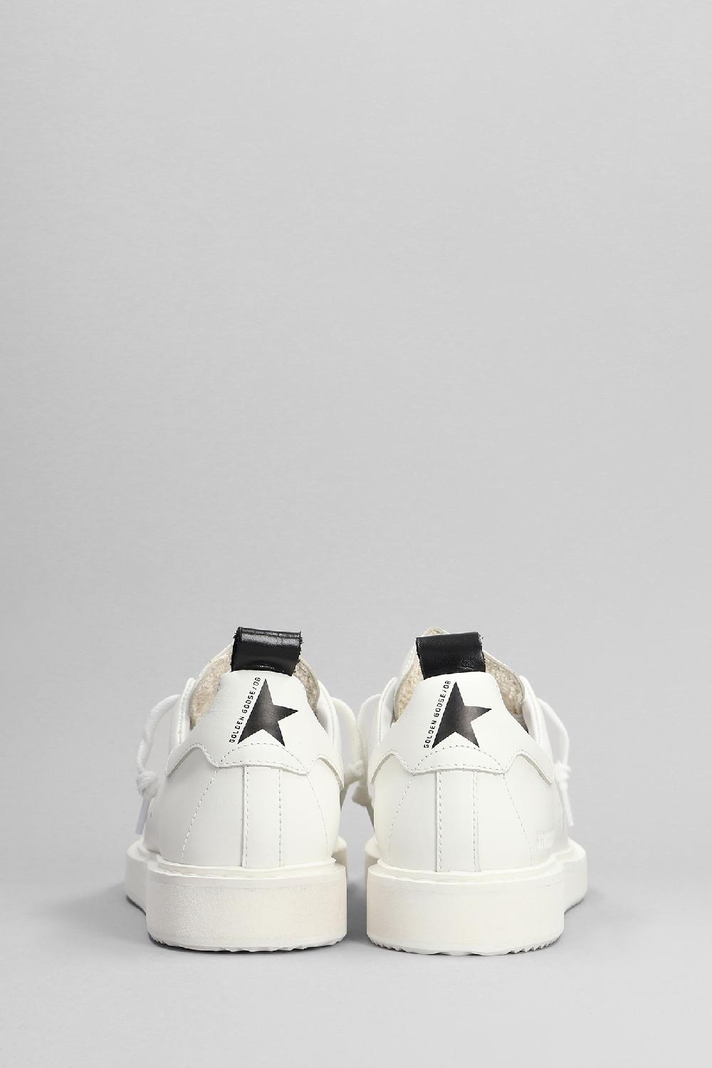 Deliberti Golden Goose Deluxe Brand Sneakers Starter In Pelle Bianca Cod. 392141 - Deliberti The Luxury Shopping