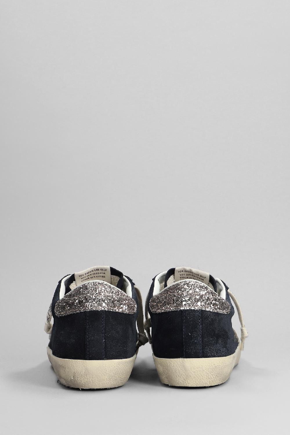 Deliberti Golden Goose Deluxe Brand Sneakers Superstar In Camoscio Blu Cod. 401784 - Deliberti The Luxury Shopping