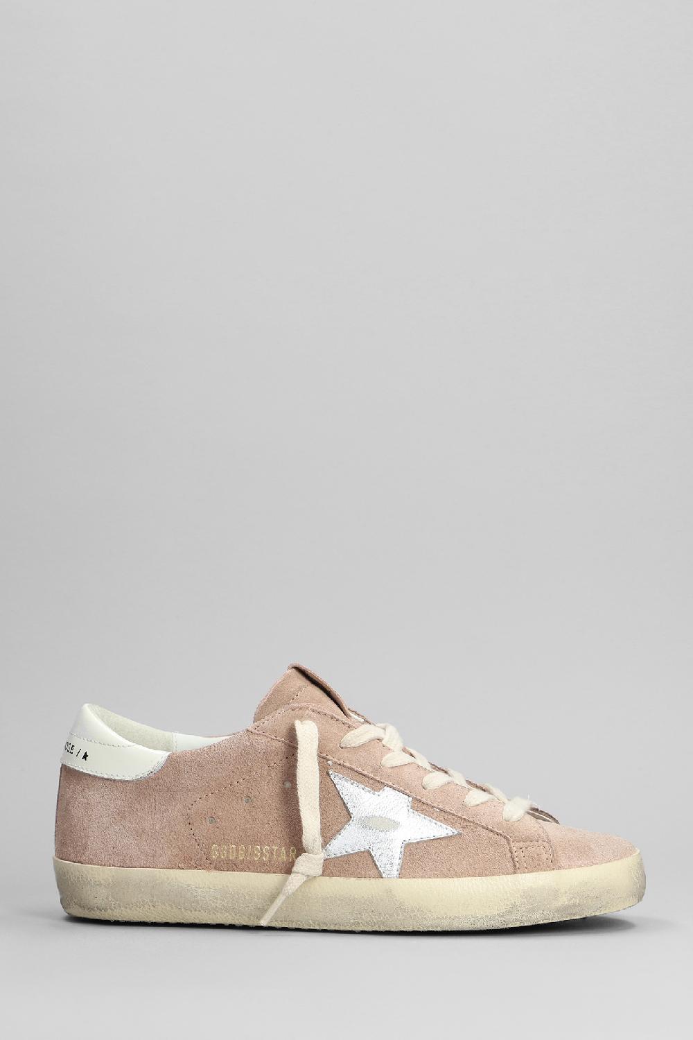 Deliberti Golden Goose Deluxe Brand Sneakers superstar in camoscio rosa cod. 401565 - Deliberti The Luxury Shopping