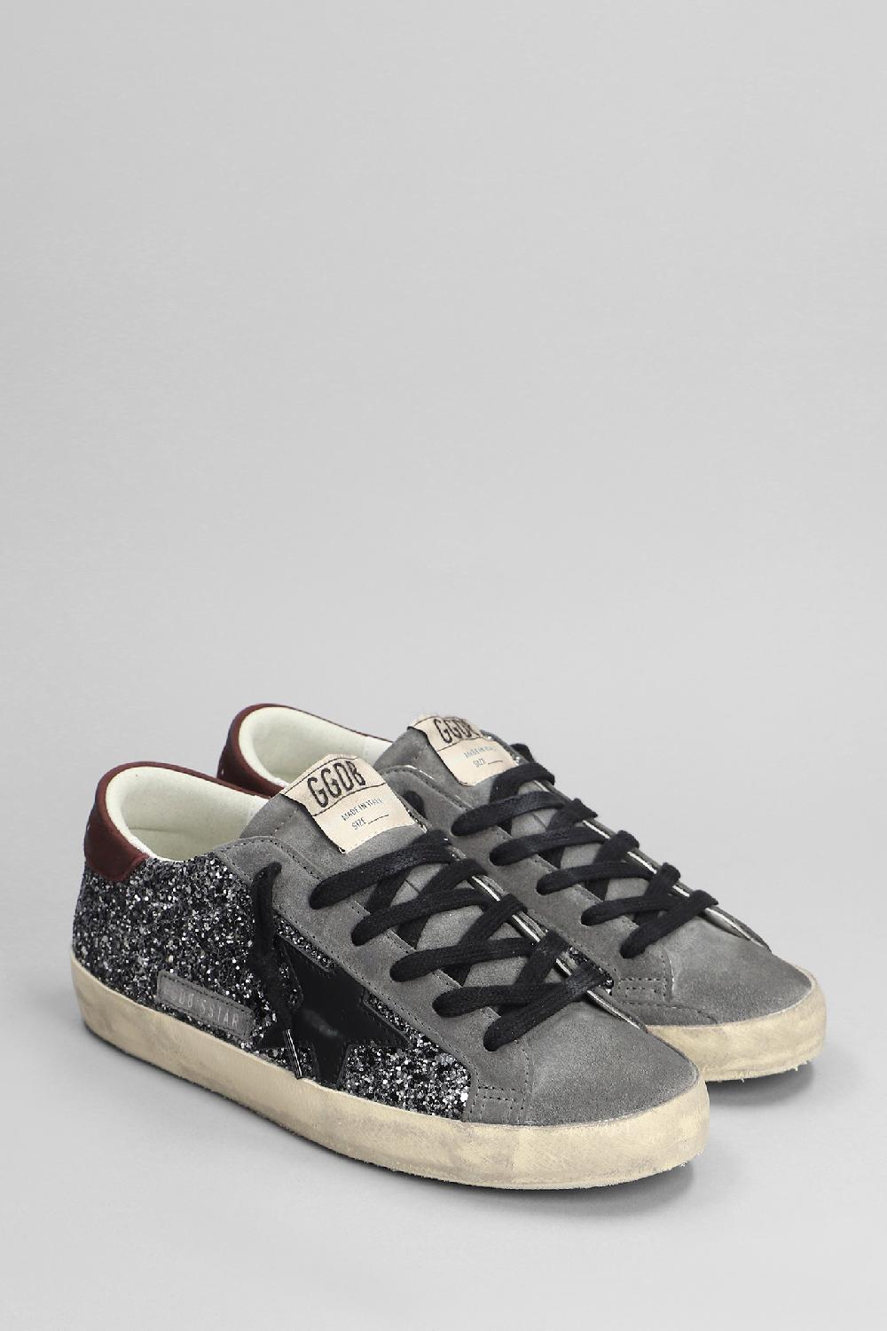 Deliberti Golden Goose Deluxe Brand Sneakers Superstar In Glitter Argento Cod. 401566 - Deliberti The Luxury Shopping