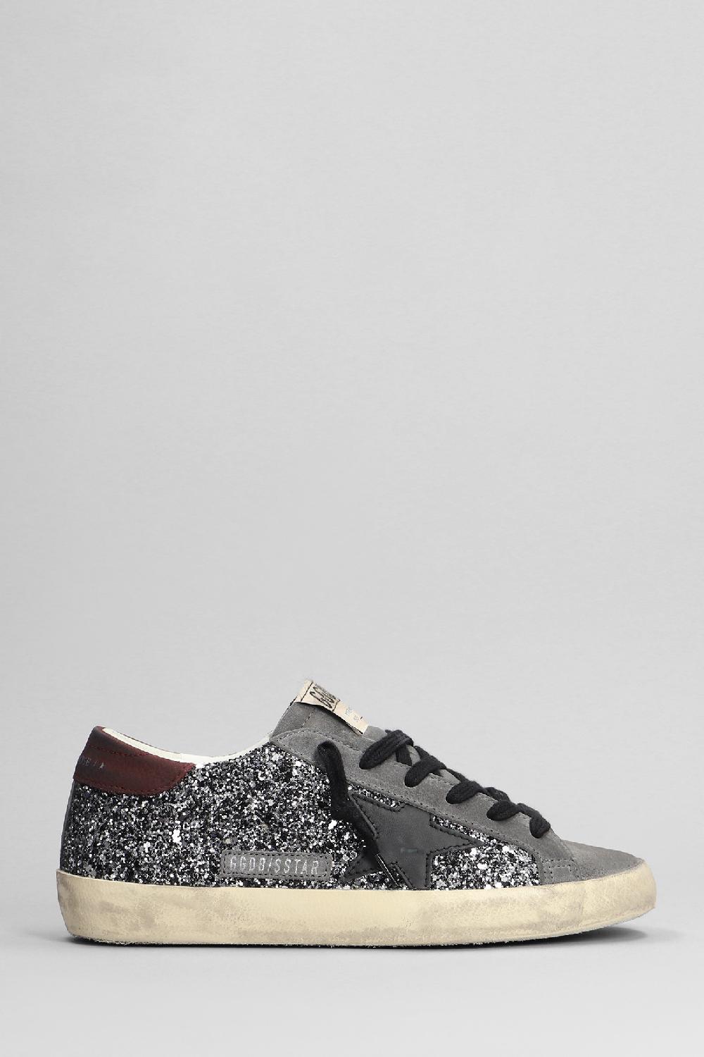 Deliberti Golden Goose Deluxe Brand Sneakers superstar in glitter argento cod. 401566 - Deliberti The Luxury Shopping