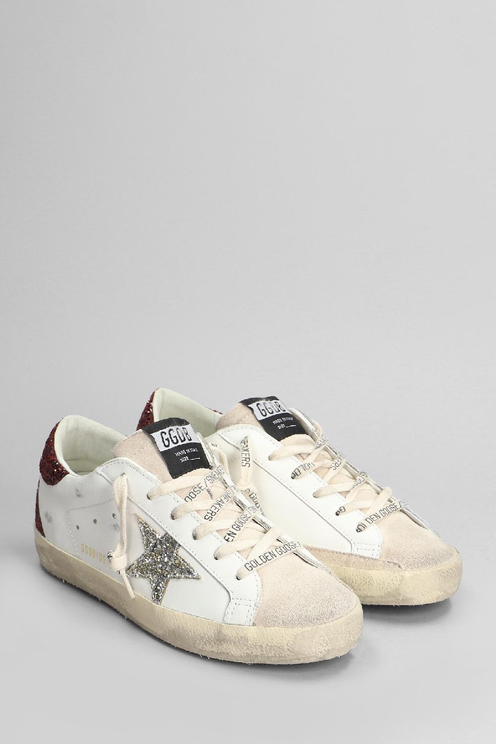Deliberti Golden Goose Deluxe Brand Sneakers Superstar In Pelle E Camoscio Bianco Cod. 404395 - Deliberti The Luxury Shopping