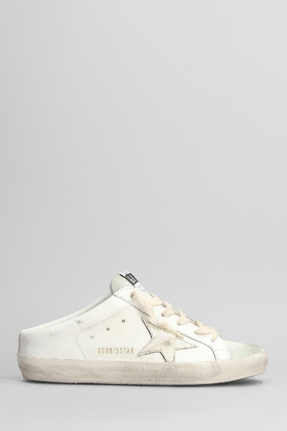 Deliberti Golden Goose Deluxe Brand Sneakers superstar in pelle bianca cod. 404403 - Deliberti The Luxury Shopping