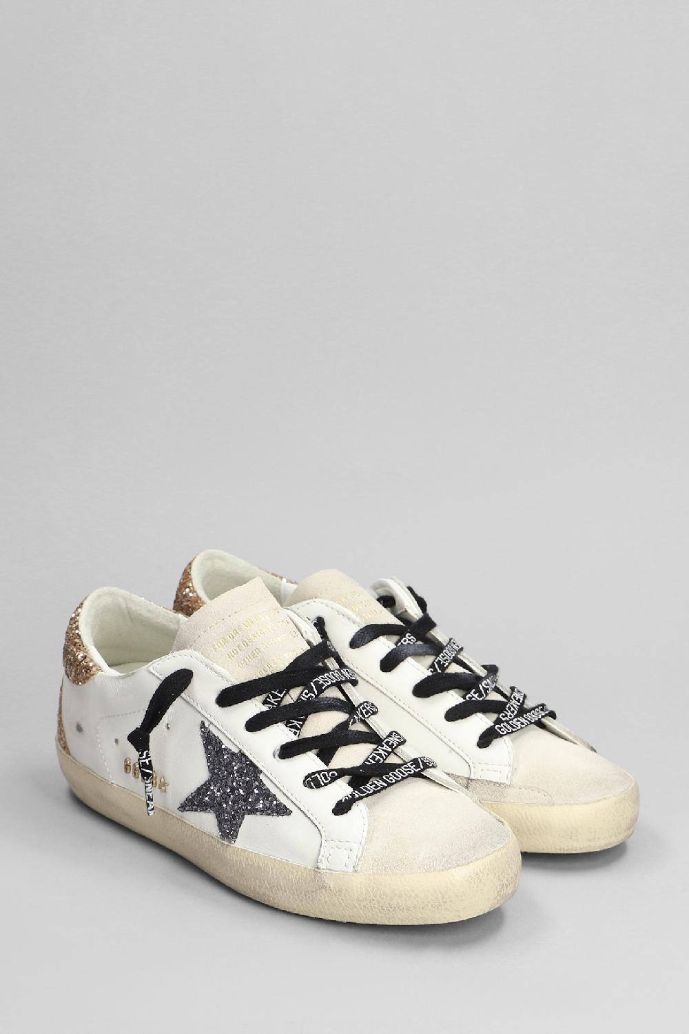 Deliberti Golden Goose Deluxe Brand Sneakers Superstar In Pelle E Camoscio Bianco Cod. 401560 - Deliberti The Luxury Shopping
