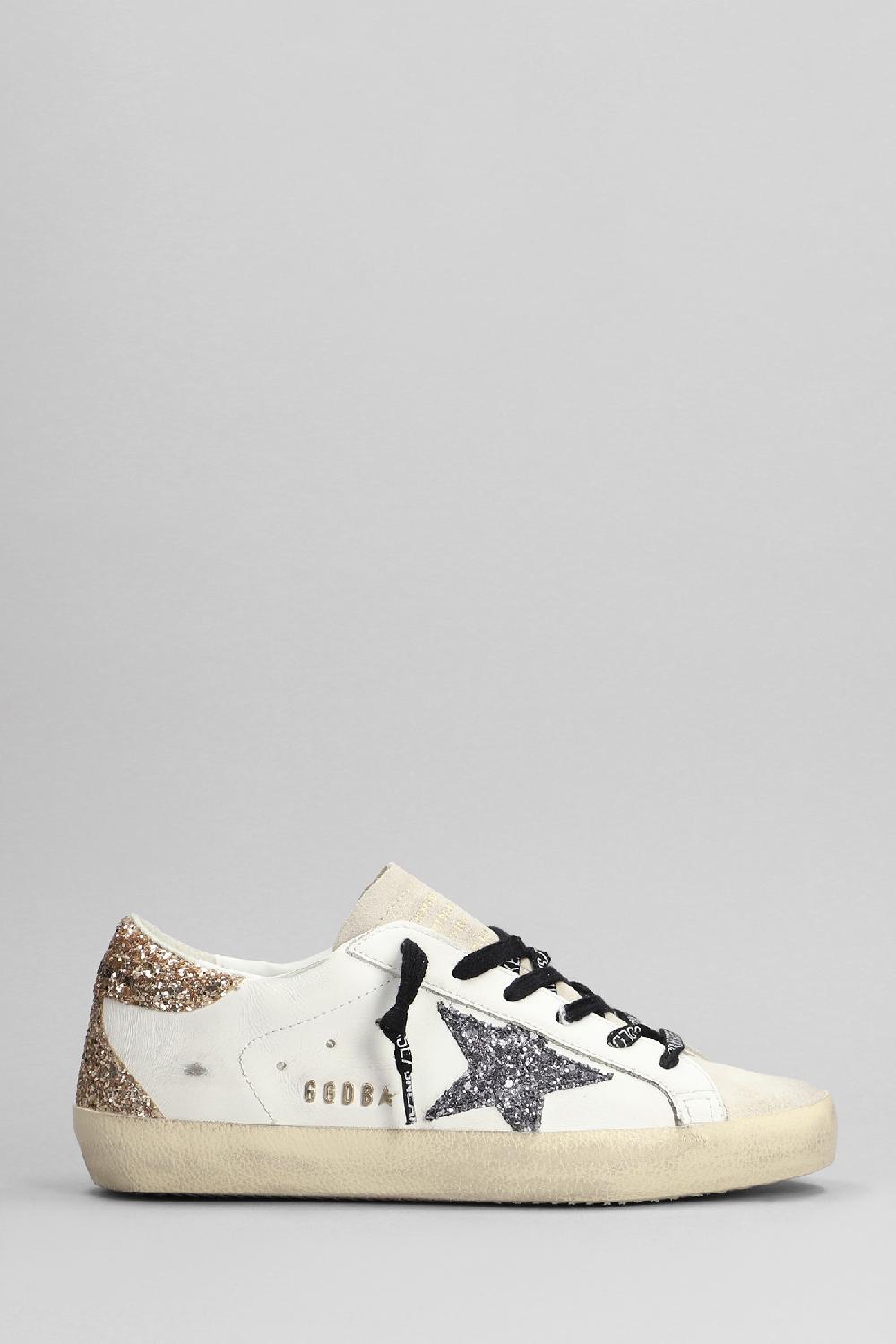 Deliberti Golden Goose Deluxe Brand Sneakers superstar in pelle e camoscio bianco cod. 401560 - Deliberti The Luxury Shopping
