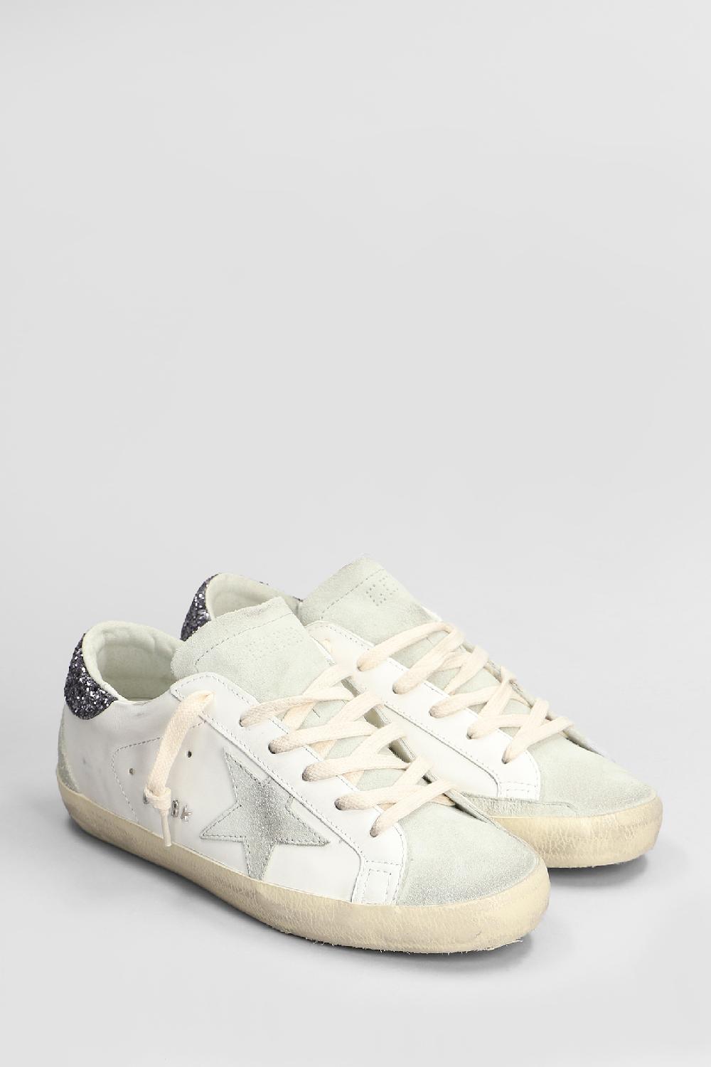 Deliberti Golden Goose Deluxe Brand Sneakers Superstar In Pelle E Camoscio Bianco Cod. 406517 - Deliberti The Luxury Shopping