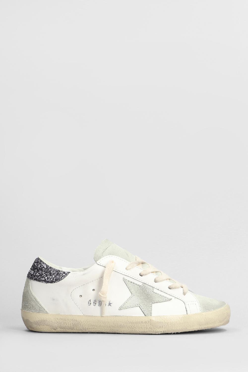 Deliberti Golden Goose Deluxe Brand Sneakers superstar in pelle e camoscio bianco cod. 406517 - Deliberti The Luxury Shopping