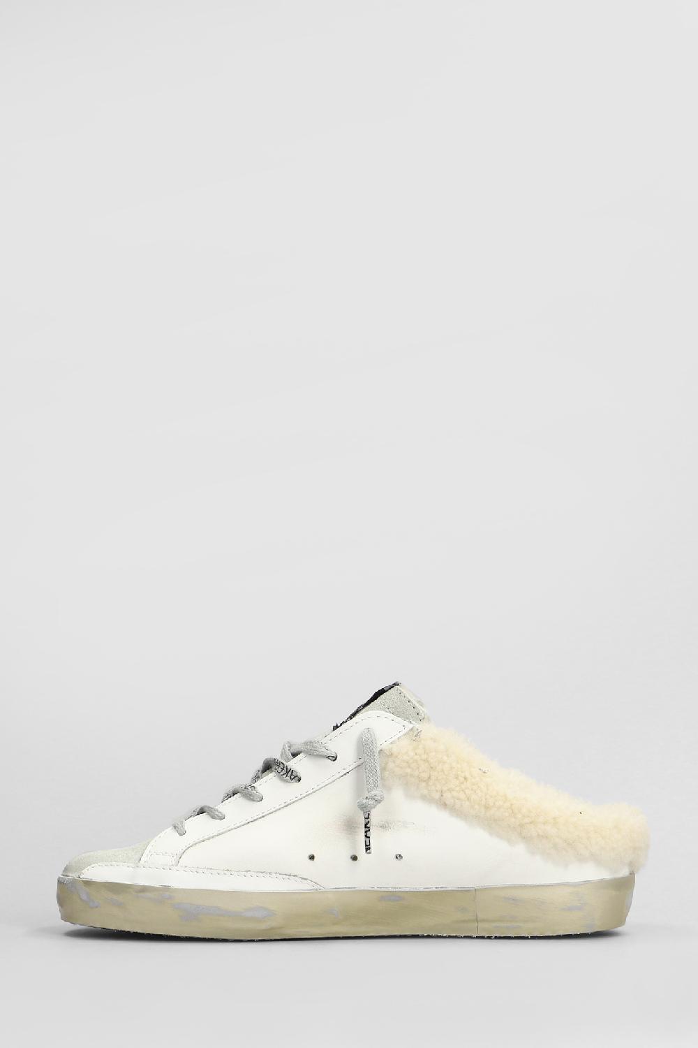 Deliberti Golden Goose Deluxe Brand Sneakers Superstar In Pelle E Camoscio Bianco Cod. 406526 - Deliberti The Luxury Shopping