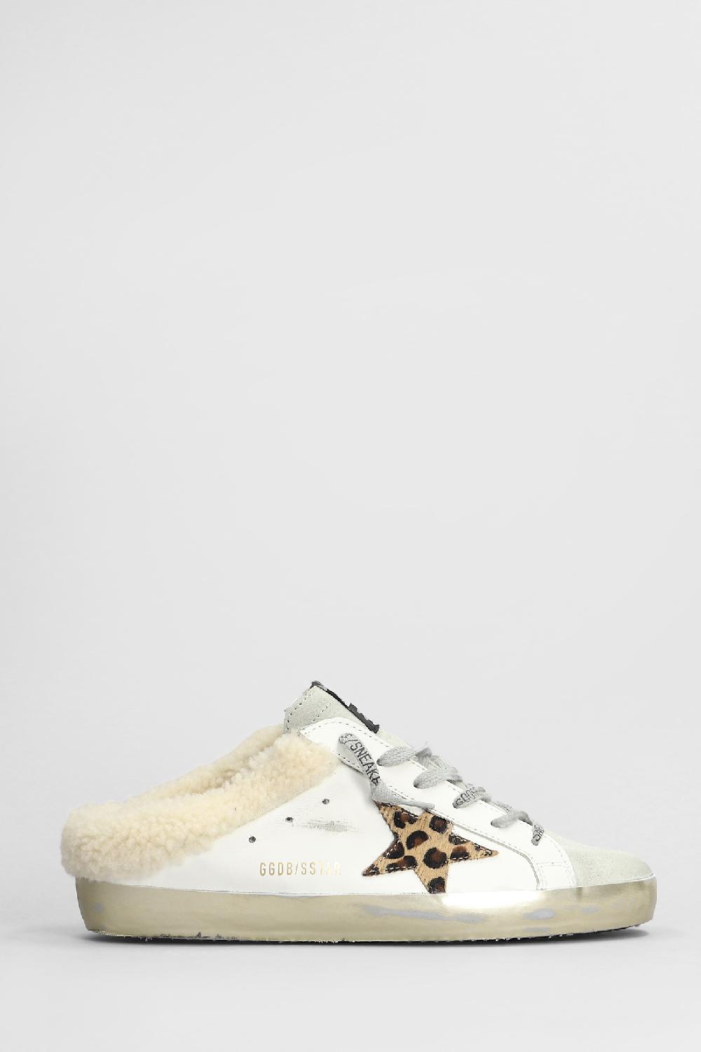 Deliberti Golden Goose Deluxe Brand Sneakers superstar in pelle e camoscio bianco cod. 406526 - Deliberti The Luxury Shopping