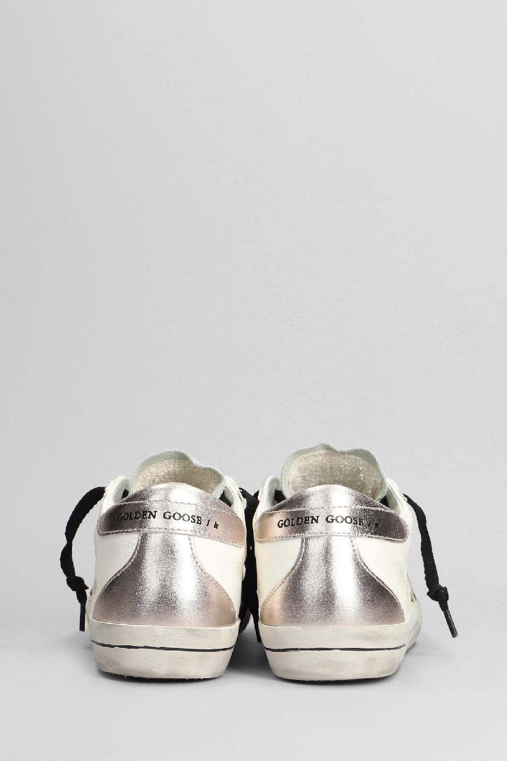 Deliberti Golden Goose Deluxe Brand Sneakers Superstar In Pelle E Camoscio Bianco Cod. 404392 - Deliberti The Luxury Shopping